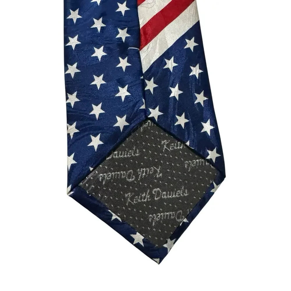 Garfield By Keith Daniels Neckwear Uncle Sam Patriotic Silk Novelty Necktie
